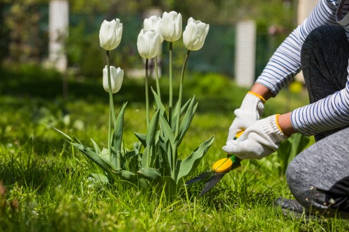 Garden booking and quotation paperwork
