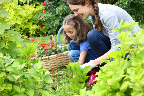 Circular landscaping materials and sustainable planting in Upminster